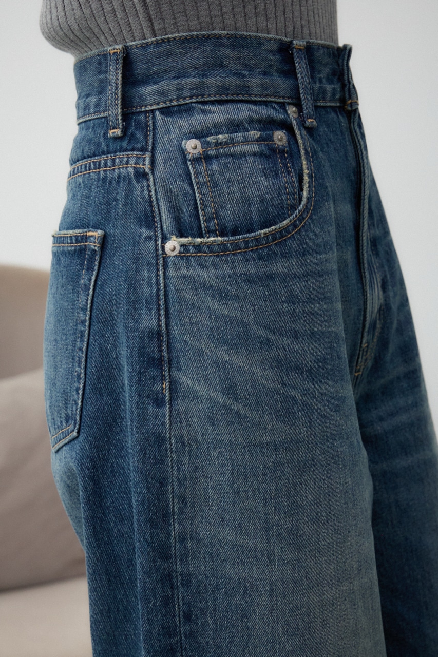 AZUL DENIM ハイウエストルーズフィットデニム 詳細画像 BLU 10