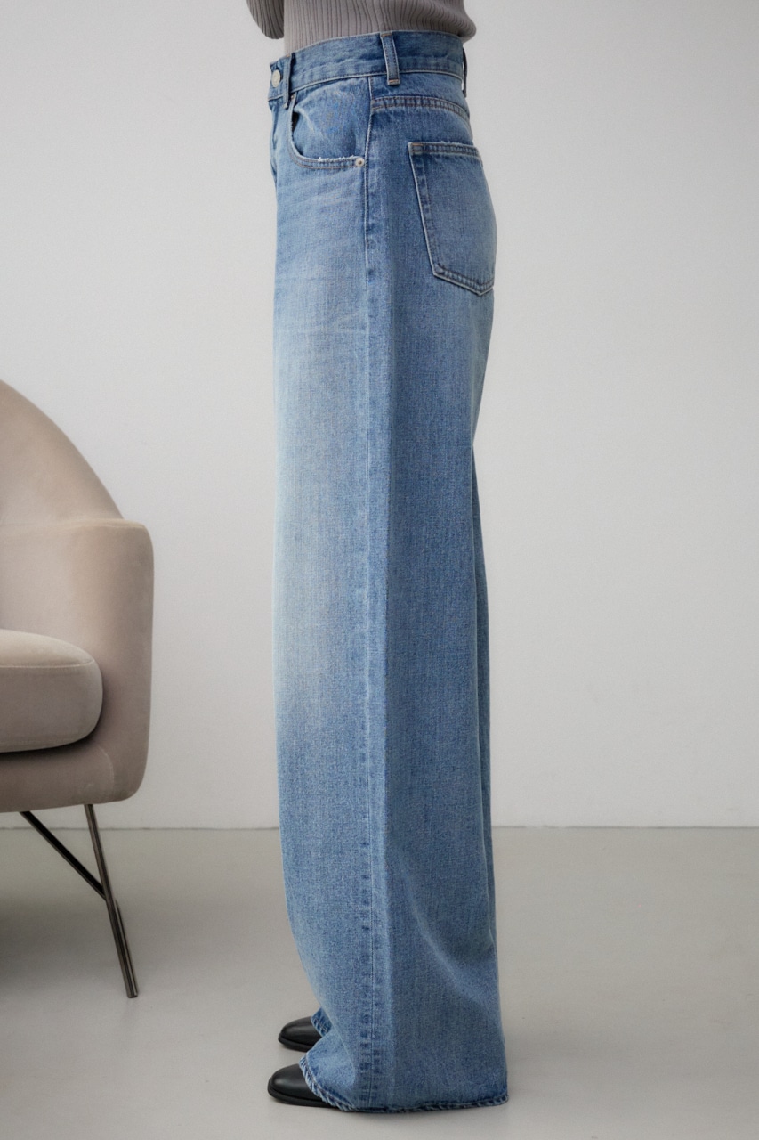 AZUL DENIM ハイウエストルーズフィットデニム 詳細画像 L/BLU 6