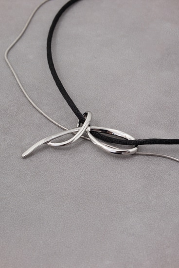 タイデザインレイヤードチョーカー 詳細画像