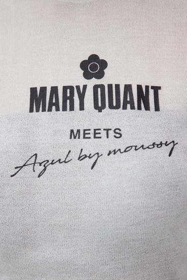 MARY QUANT×AZUL シアーロゴニット 詳細画像