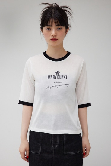 MARY QUANT×AZUL シアーロゴニット 詳細画像