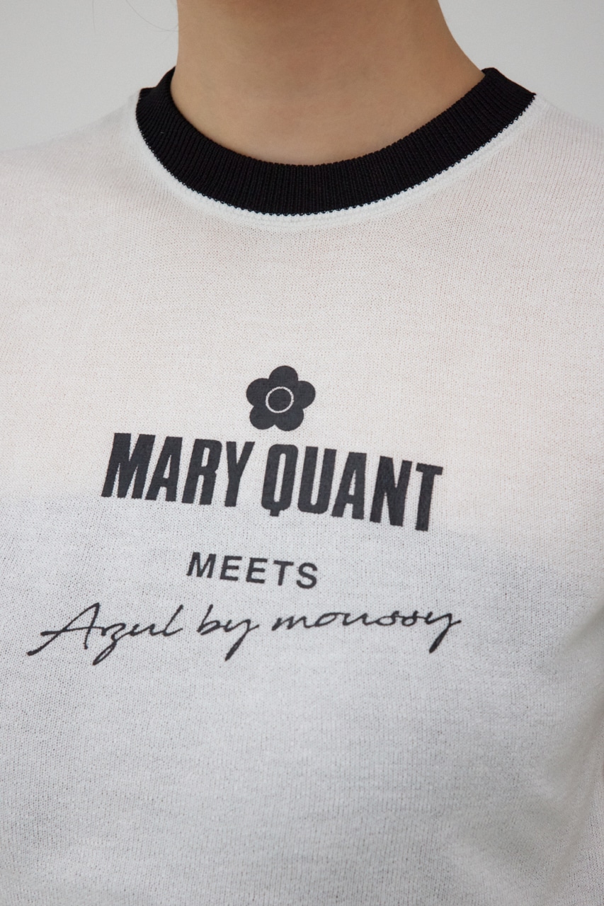 MARY QUANT×AZUL シアーロゴニット 詳細画像 IVOY 9