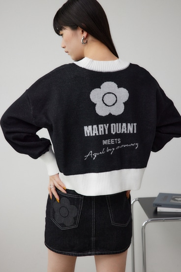 MARY QUANT×AZUL ロゴカーディガン 詳細画像