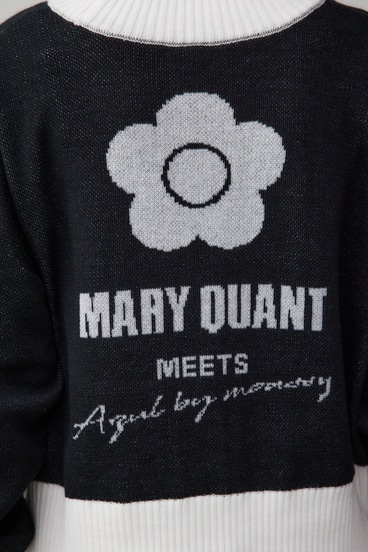 MARY QUANT×AZUL ロゴカーディガン 詳細画像