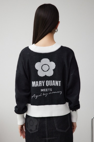 MARY QUANT×AZUL ロゴカーディガン 詳細画像