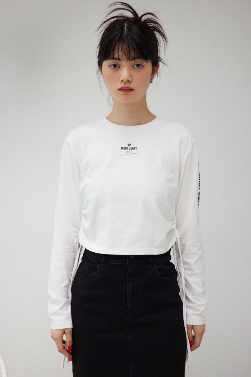 MARY QUANT×AZUL クロップドTEE 詳細画像 O/WHT 5