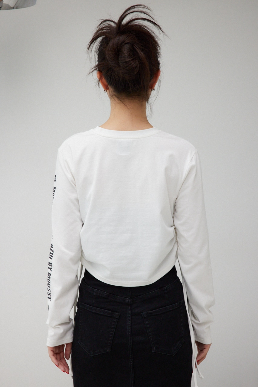 MARY QUANT×AZUL クロップドTEE 詳細画像 O/WHT 7