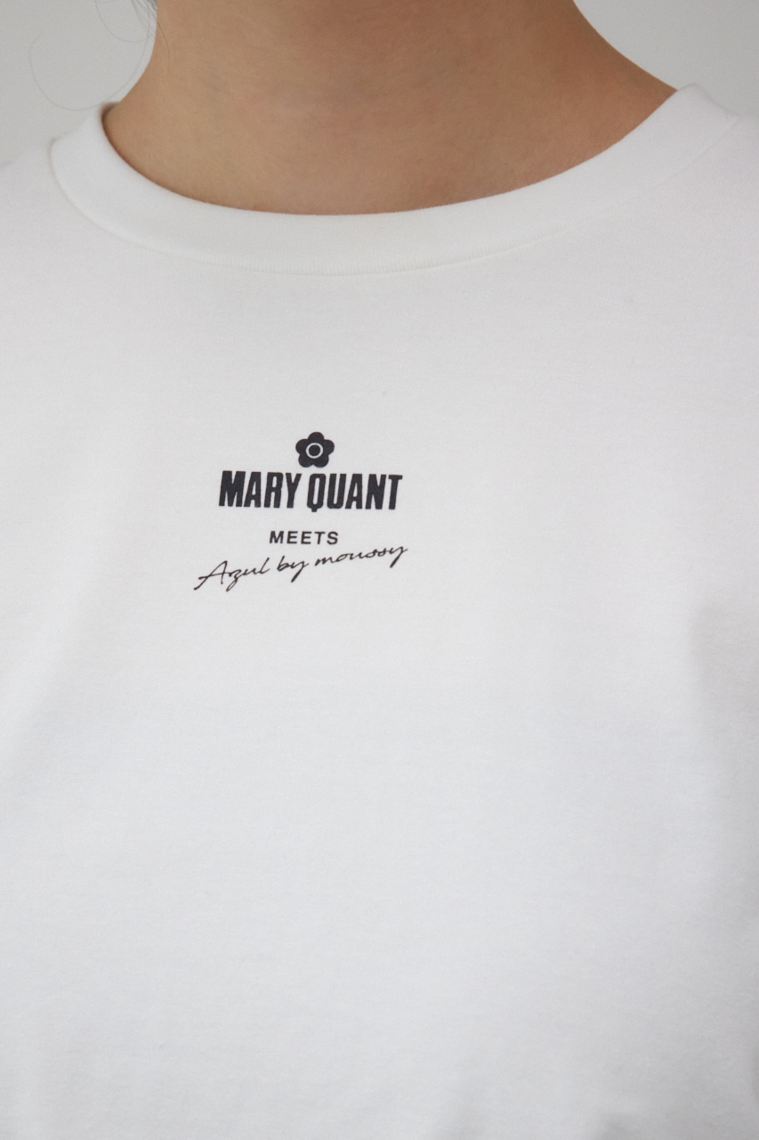 MARY QUANT×AZUL クロップドTEE 詳細画像 O/WHT 8