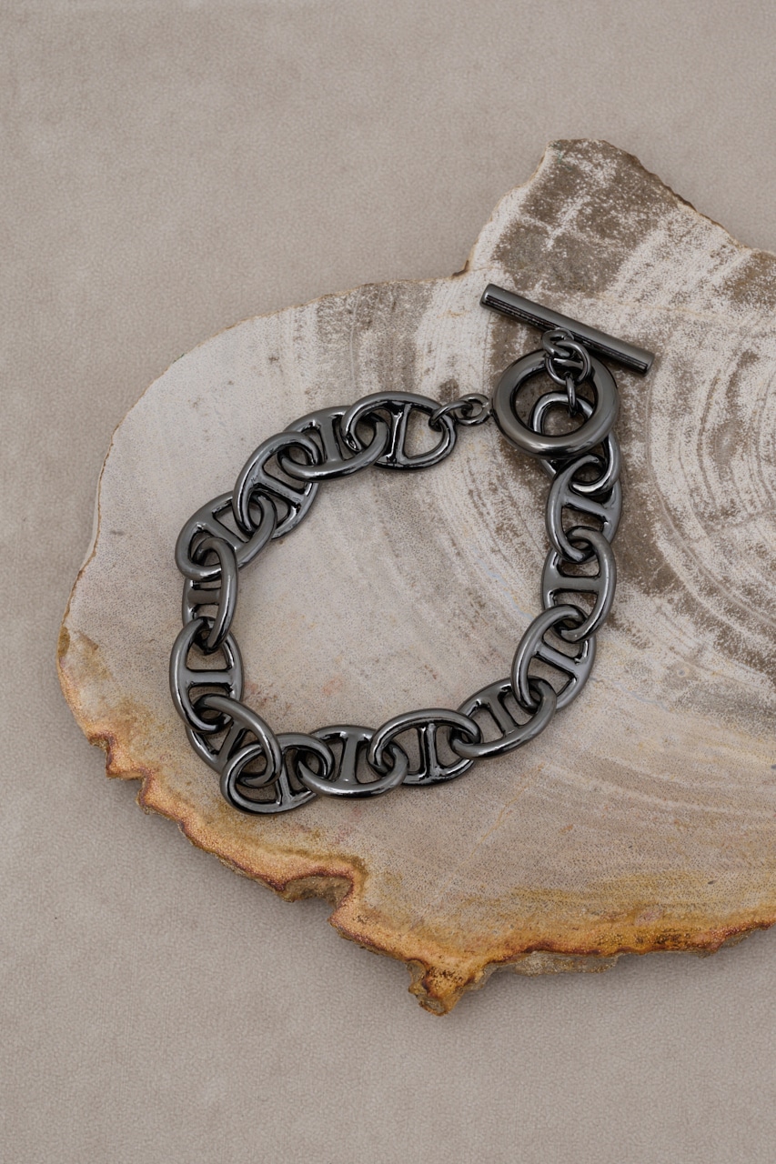 【10月14日(月)23:59まで期間限定価格】ANCHOR CHAIN BRACELET/アンカーチェーンブレスレット 詳細画像 BLK 4