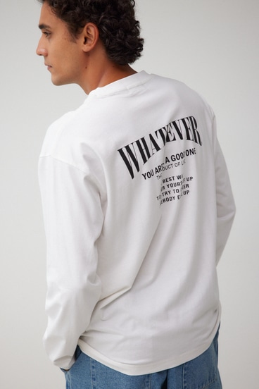 WHATEVER ロングTシャツ