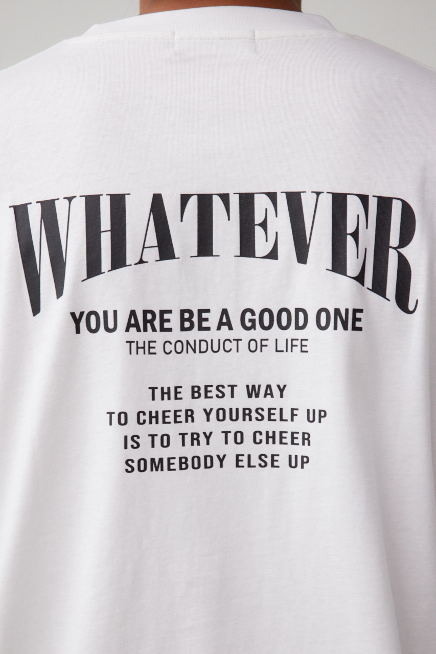 WHATEVER ロングTシャツ 詳細画像 WHT 8