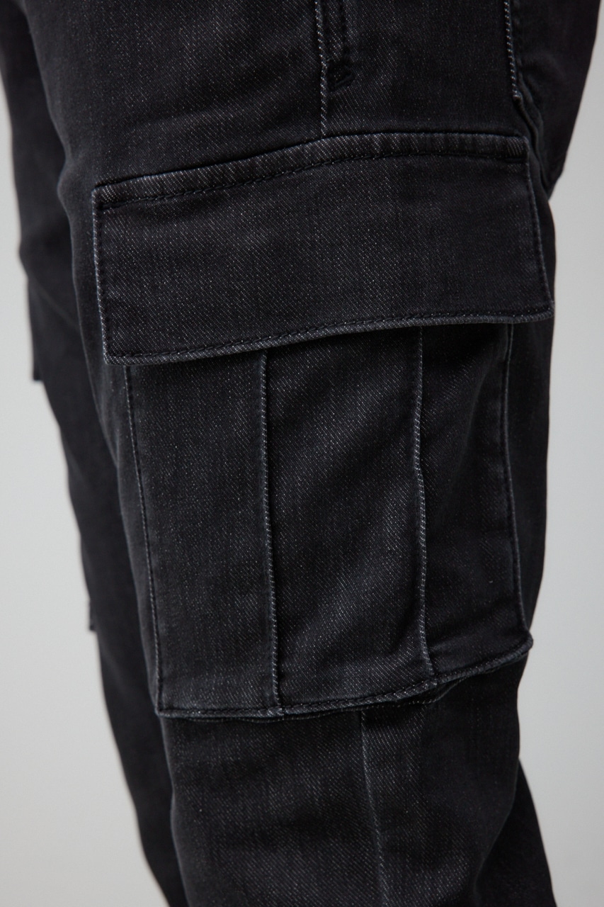 AZUL DENIM カーゴジョガー 詳細画像 BLK 12