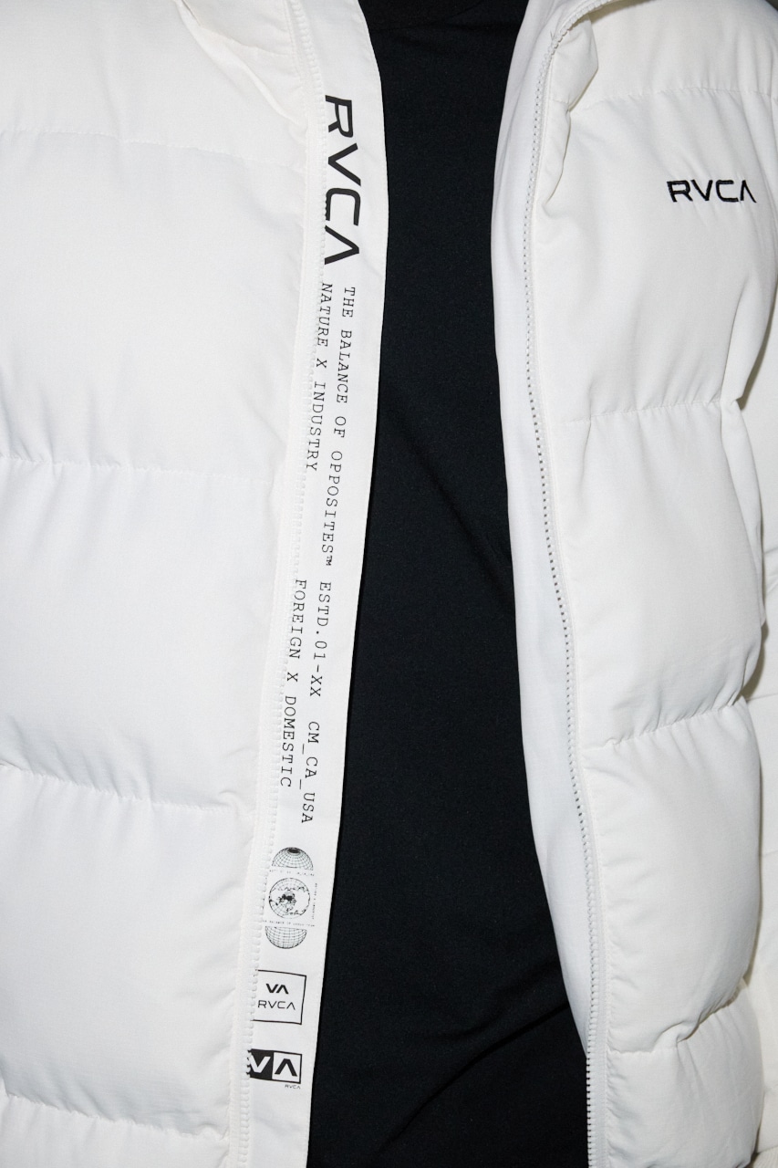 【RVCA】PUFFER JACKET/パファージャケット 詳細画像 WHT 14