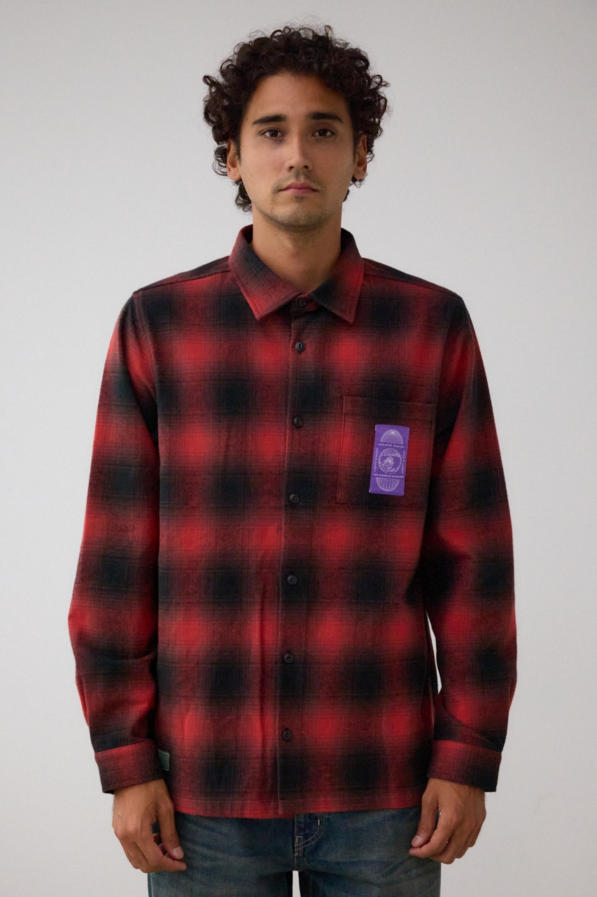 【RVCA】GLOBAL DOMESTIC SHIRTS/グローバルドメスティックシャツ 詳細画像 RED 5