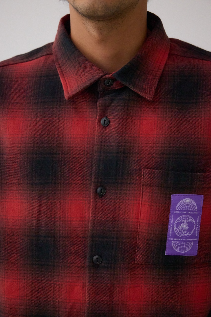 【RVCA】GLOBAL DOMESTIC SHIRTS/グローバルドメスティックシャツ 詳細画像 RED 9