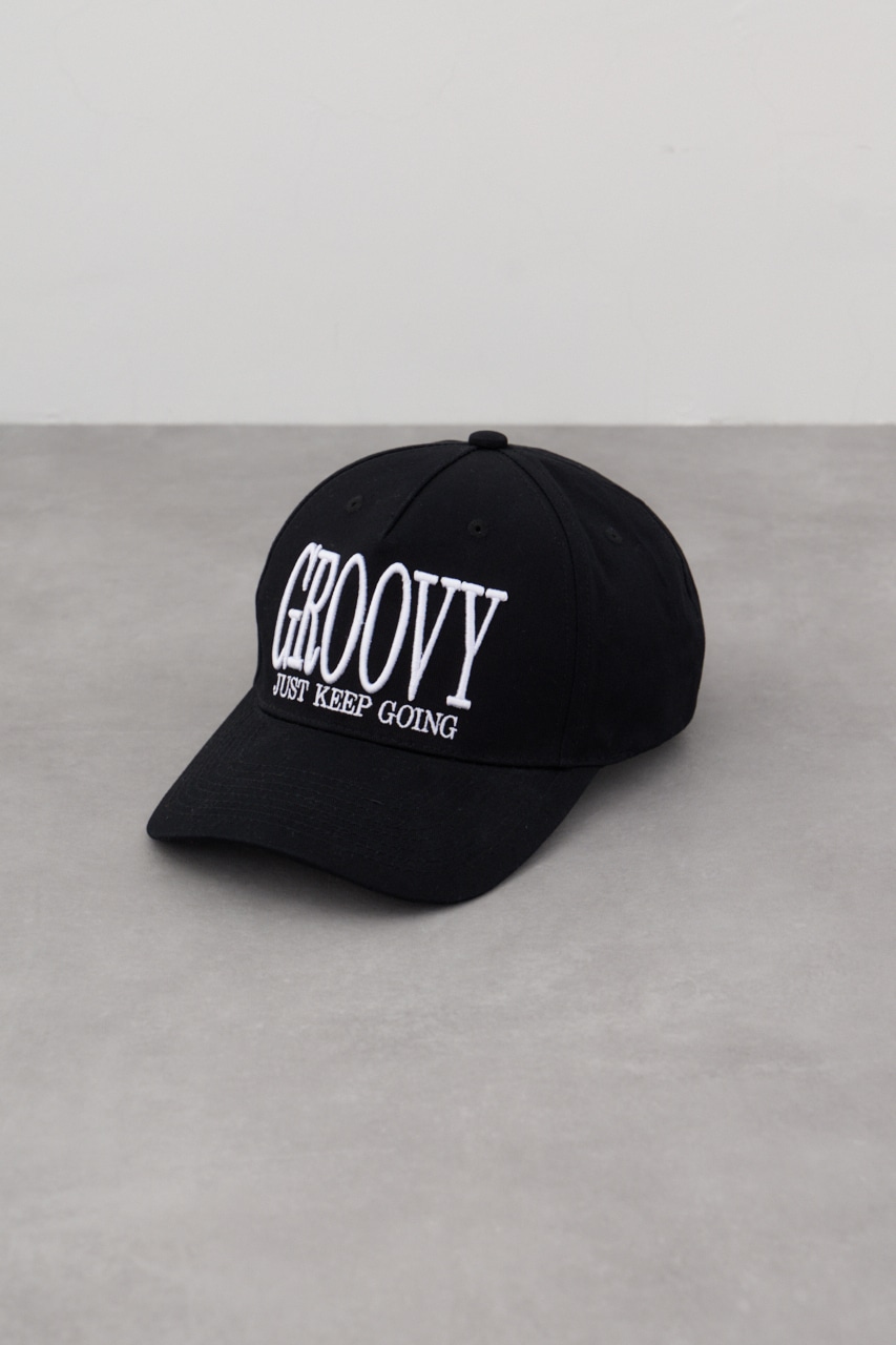 【10月14日(月)23:59まで期間限定価格】GROOVY ロゴキャップ 詳細画像 BLK 4