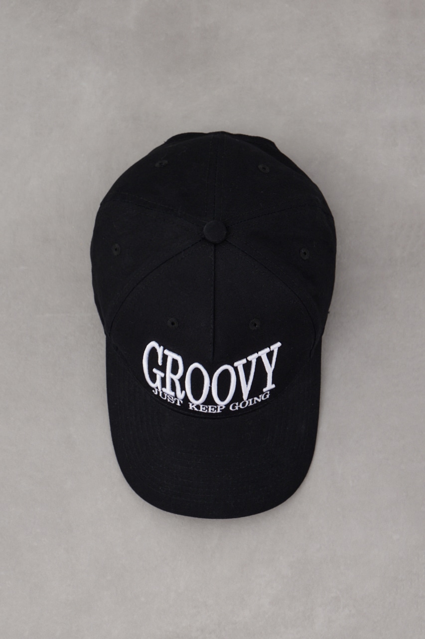 【10月14日(月)23:59まで期間限定価格】GROOVY ロゴキャップ 詳細画像 BLK 6