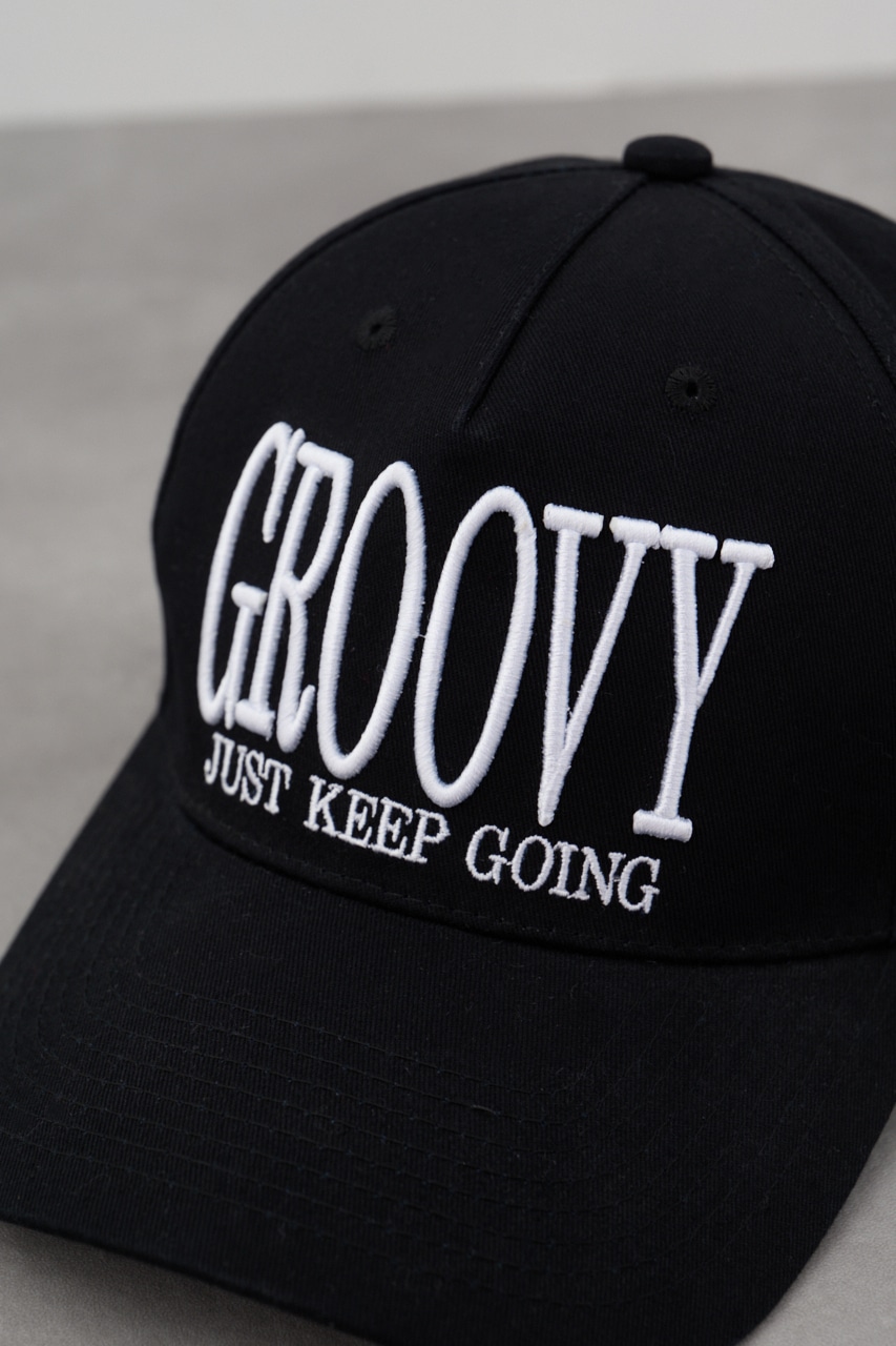 【10月14日(月)23:59まで期間限定価格】GROOVY ロゴキャップ 詳細画像 BLK 7