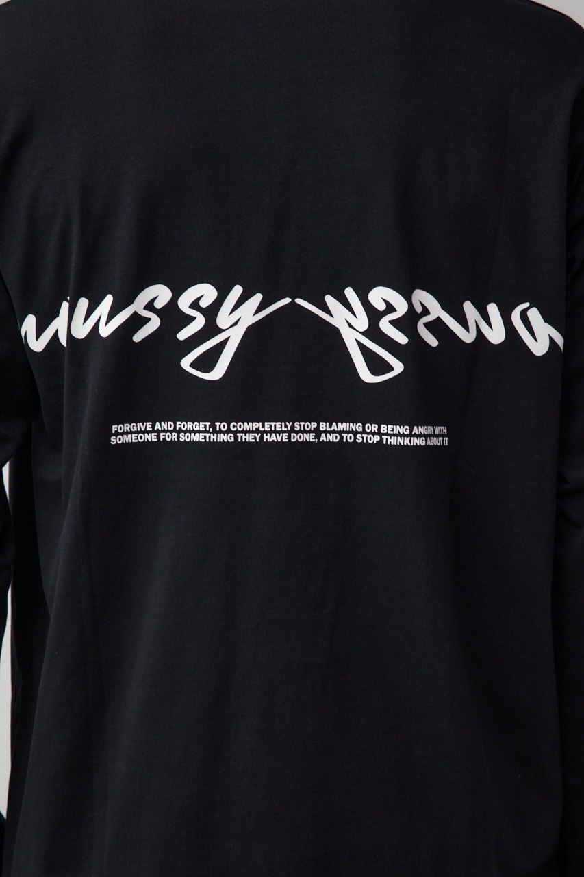 【10月14日(月)23:59まで期間限定価格】AZULBYMOUSSYバックロゴロンTEE 詳細画像 BLK 8