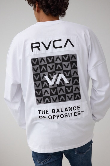 【RVCA】PATCH BALANCE LT/パッチバランスロングTシャツ