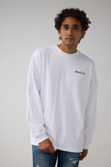 【RVCA】PATCH BALANCE LT/パッチバランスロングTシャツ 詳細画像