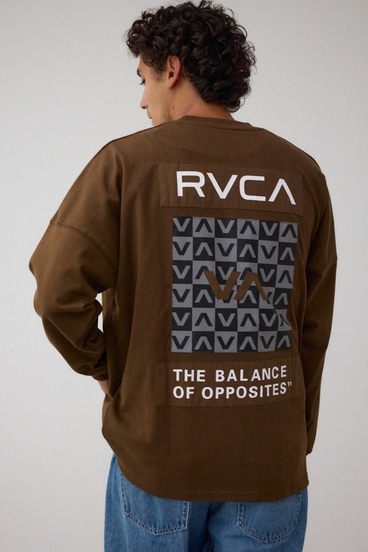 【RVCA】PATCH BALANCE LT/パッチバランスロングTシャツ 詳細画像