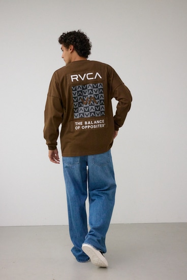 【RVCA】PATCH BALANCE LT/パッチバランスロングTシャツ 詳細画像