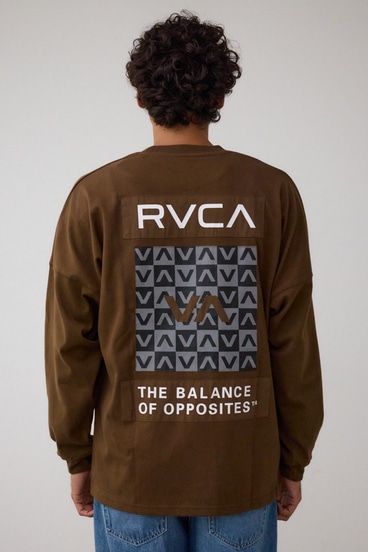 【RVCA】PATCH BALANCE LT/パッチバランスロングTシャツ 詳細画像