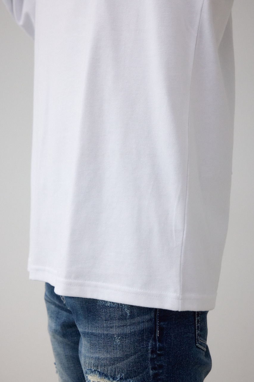 【RVCA】PATCH BALANCE LT/パッチバランスロングTシャツ 詳細画像 WHT 12