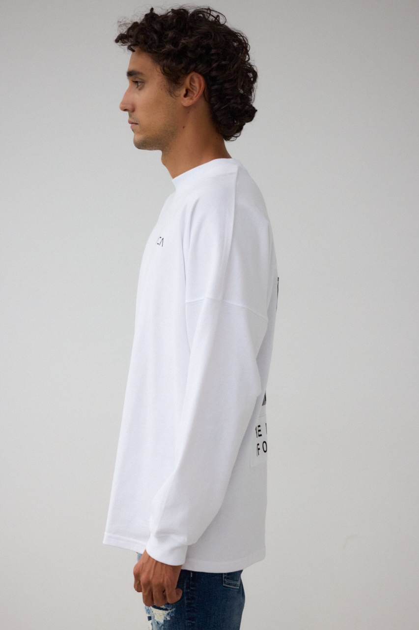 【RVCA】PATCH BALANCE LT/パッチバランスロングTシャツ 詳細画像 WHT 6