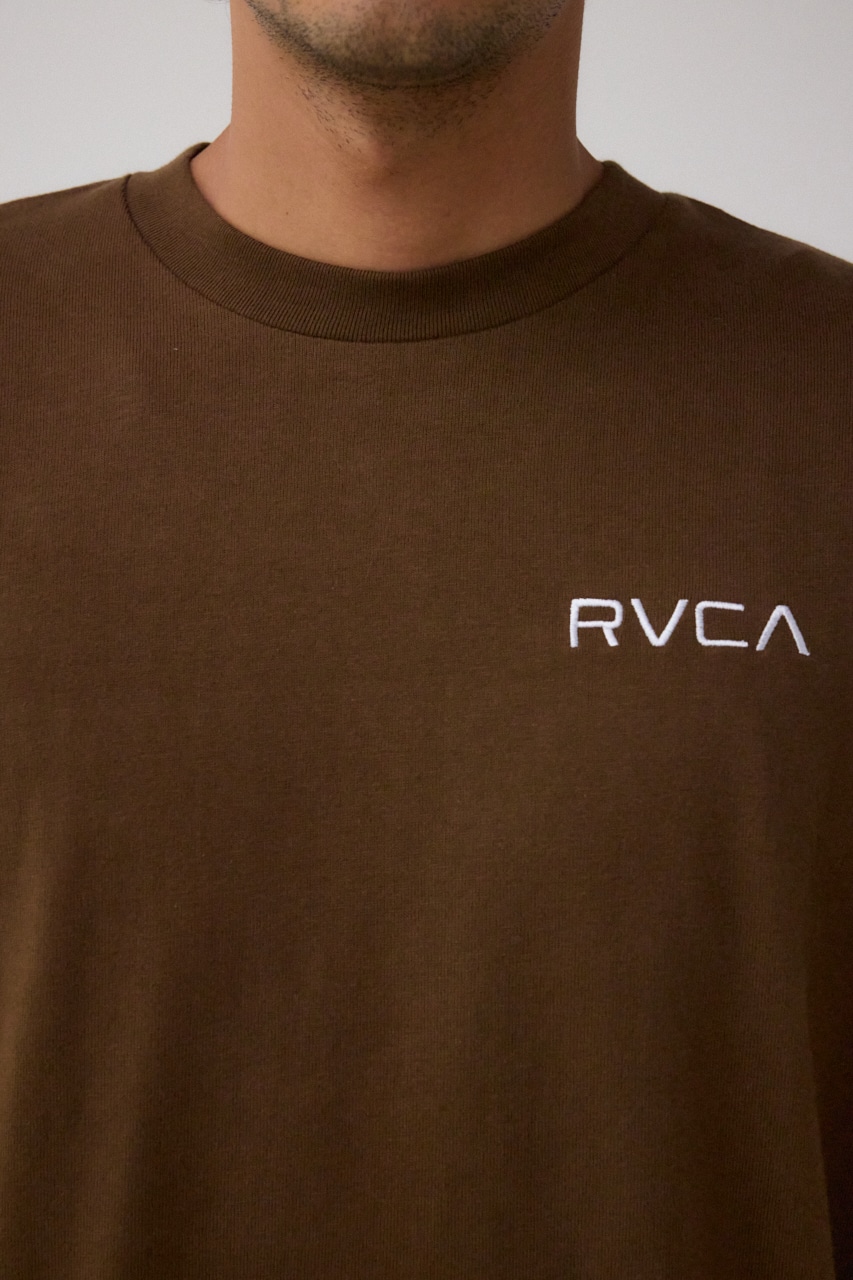 【RVCA】PATCH BALANCE LT/パッチバランスロングTシャツ 詳細画像 BRN 9