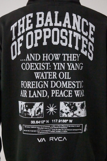 【RVCA】PASTE UP HD/ペーストアップフーディ― 詳細画像