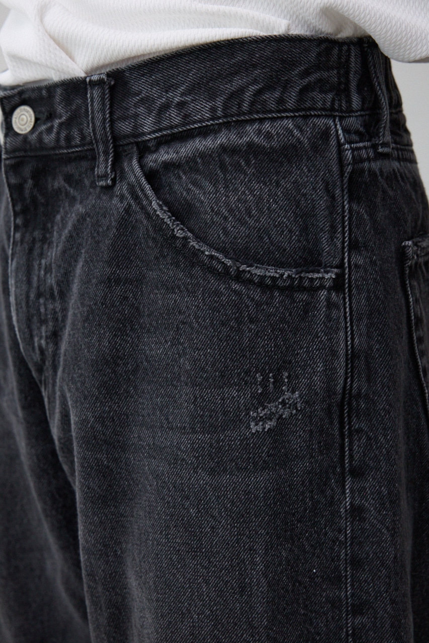 【10月14日(月)23:59まで期間限定価格】AZUL DENIM ワイド 詳細画像 BLK 10