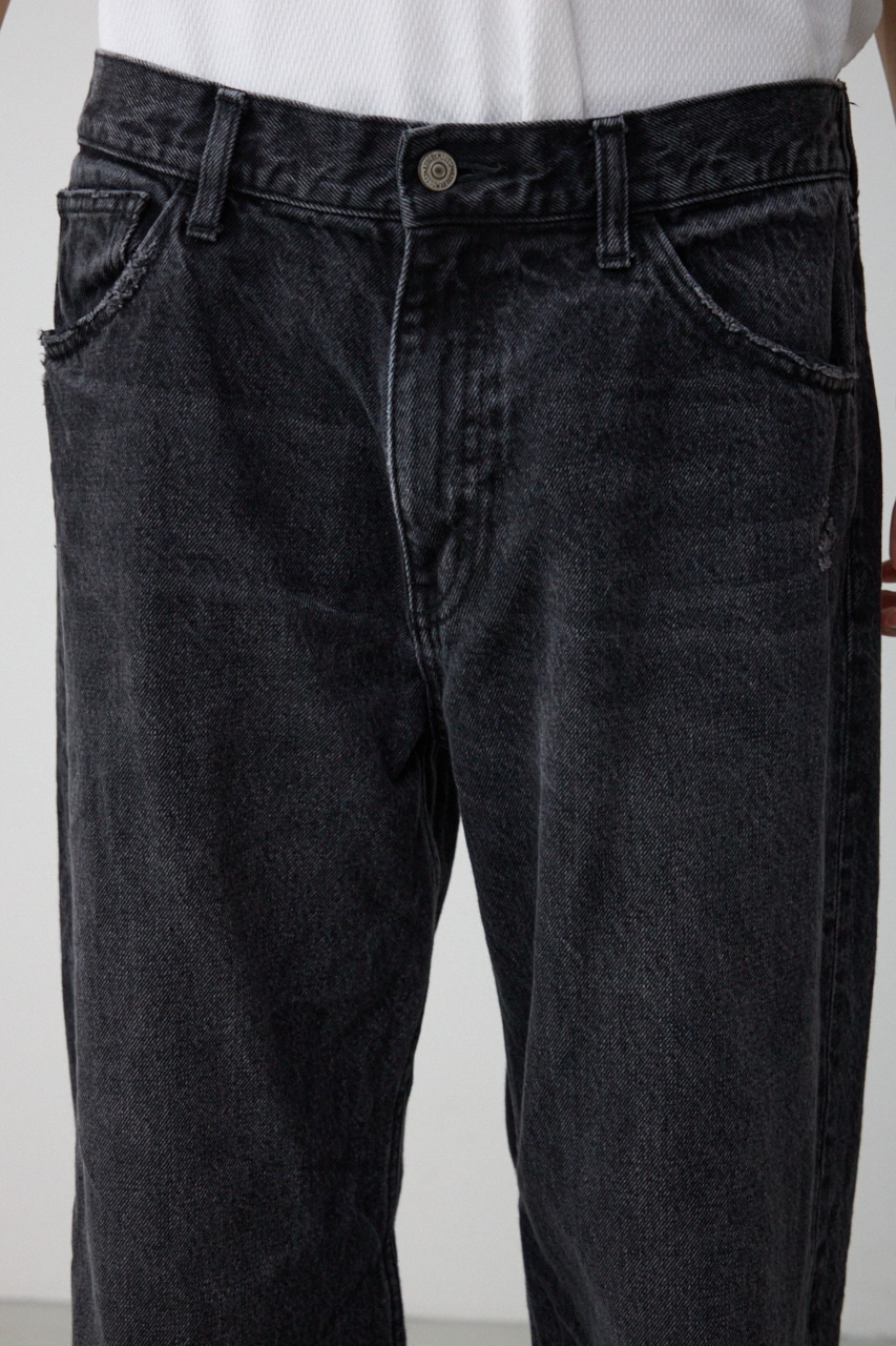 【10月14日(月)23:59まで期間限定価格】AZUL DENIM ワイド 詳細画像 BLK 8