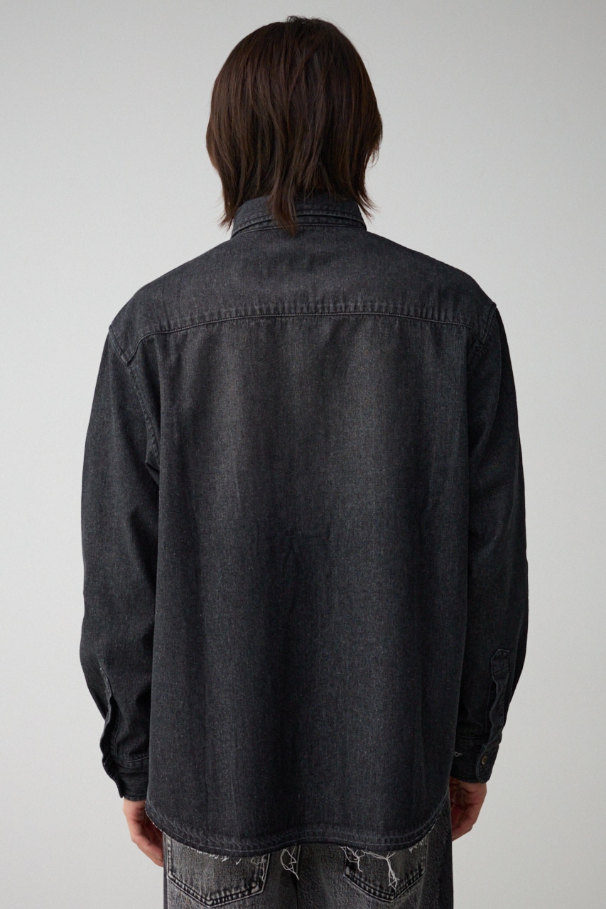 【10月14日(月)23:59まで期間限定価格】AZUL DENIM ダメージシャツ 詳細画像 BLK 7