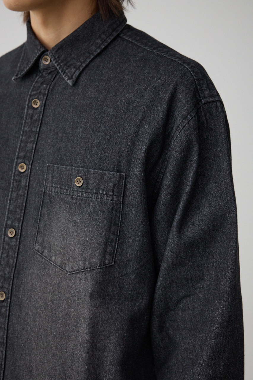 【10月14日(月)23:59まで期間限定価格】AZUL DENIM ダメージシャツ 詳細画像 BLK 9