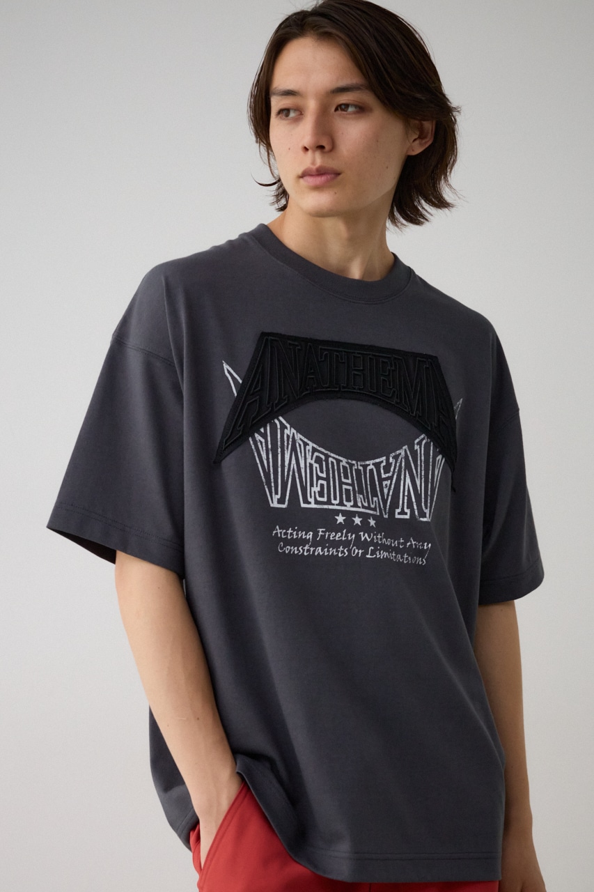 アップリケビッグTシャツ 詳細画像 L/BLK 3