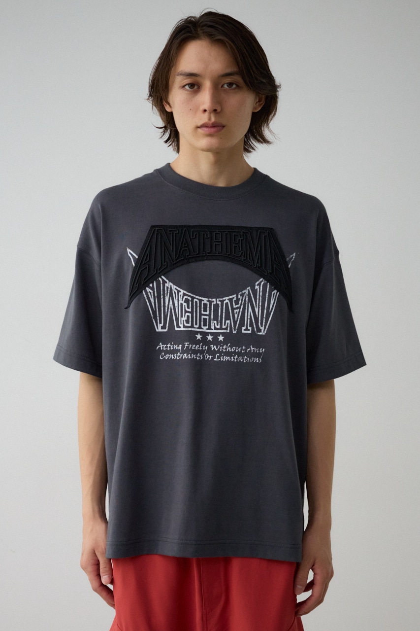 アップリケビッグTシャツ 詳細画像 L/BLK 5