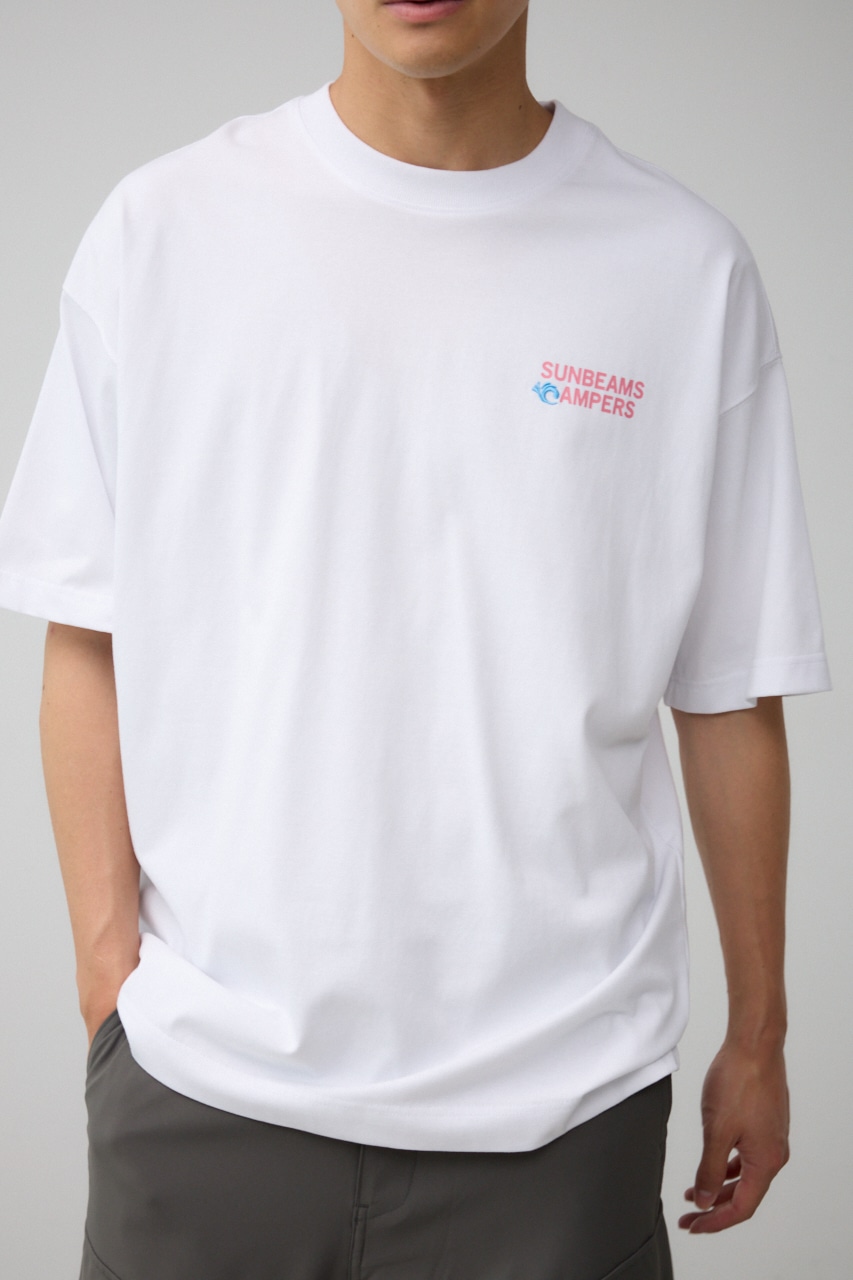 【WEB先行発売】【SUNBEAMS CAMPERS】 SURF相良刺繍ファンクTシャツ 詳細画像 WHT 1