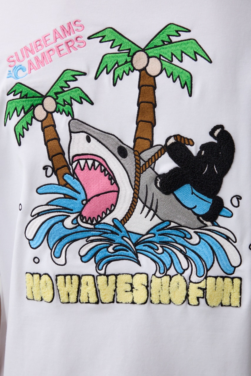 【WEB先行発売】【SUNBEAMS CAMPERS】 SURF相良刺繍ファンクTシャツ 詳細画像 WHT 11