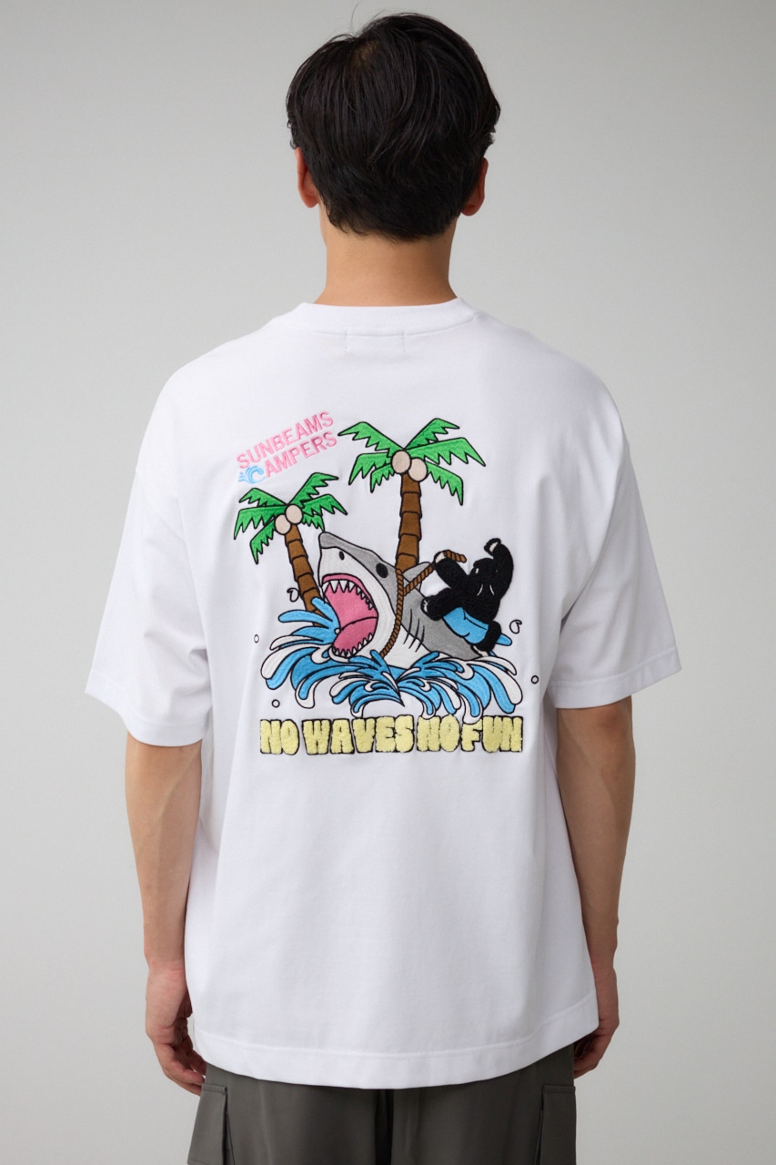 【WEB先行発売】【SUNBEAMS CAMPERS】 SURF相良刺繍ファンクTシャツ 詳細画像 WHT 7