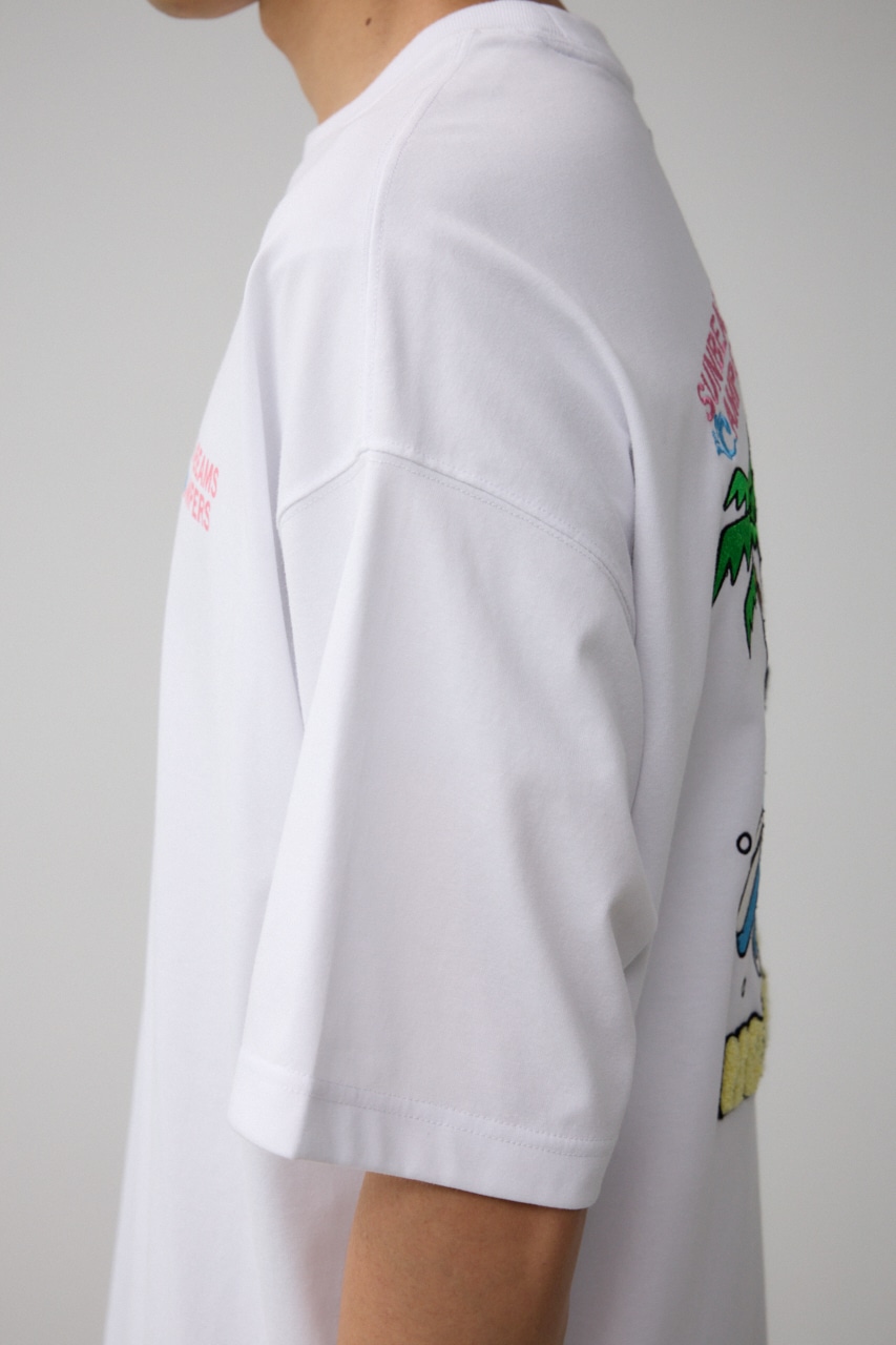 【WEB先行発売】【SUNBEAMS CAMPERS】 SURF相良刺繍ファンクTシャツ 詳細画像 WHT 9