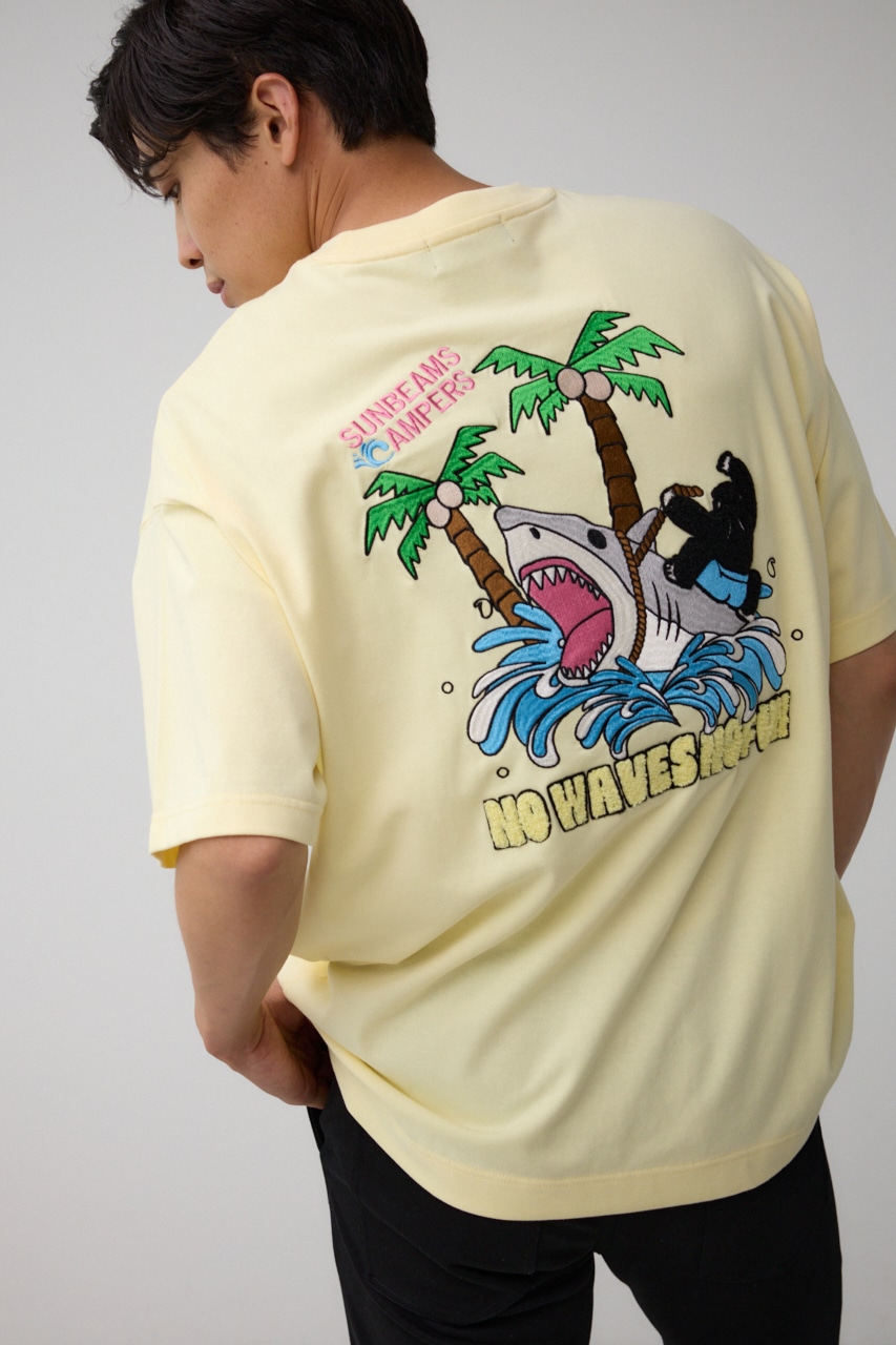 【WEB先行発売】【SUNBEAMS CAMPERS】 SURF相良刺繍ファンクTシャツ 詳細画像 L/YEL 1