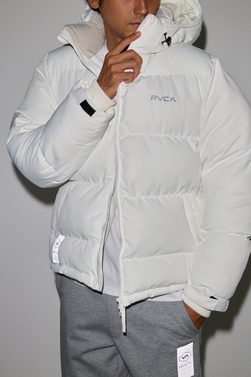 【RVCA×AZUL】 リフレクターパファージャケット 詳細画像 WHT 1