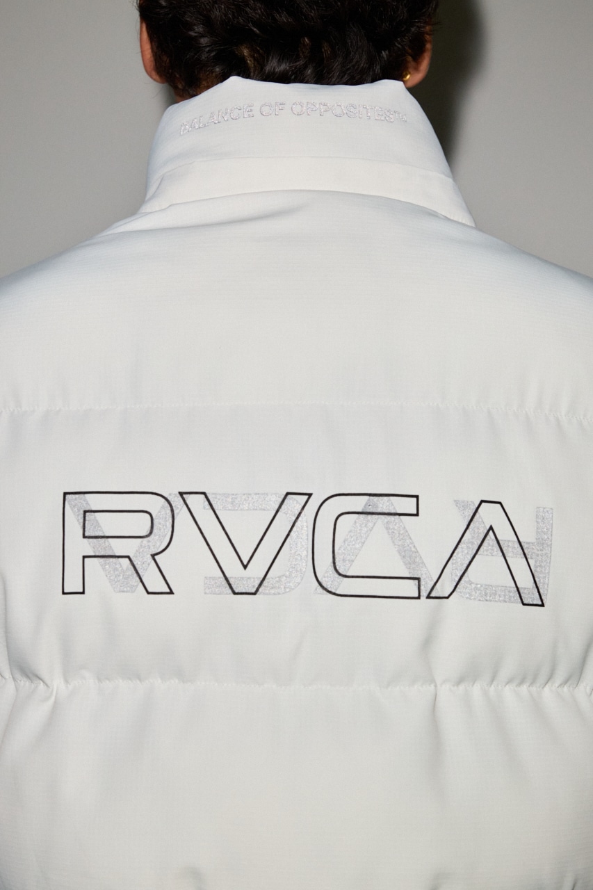 【RVCA×AZUL】 リフレクターパファージャケット 詳細画像 WHT 12