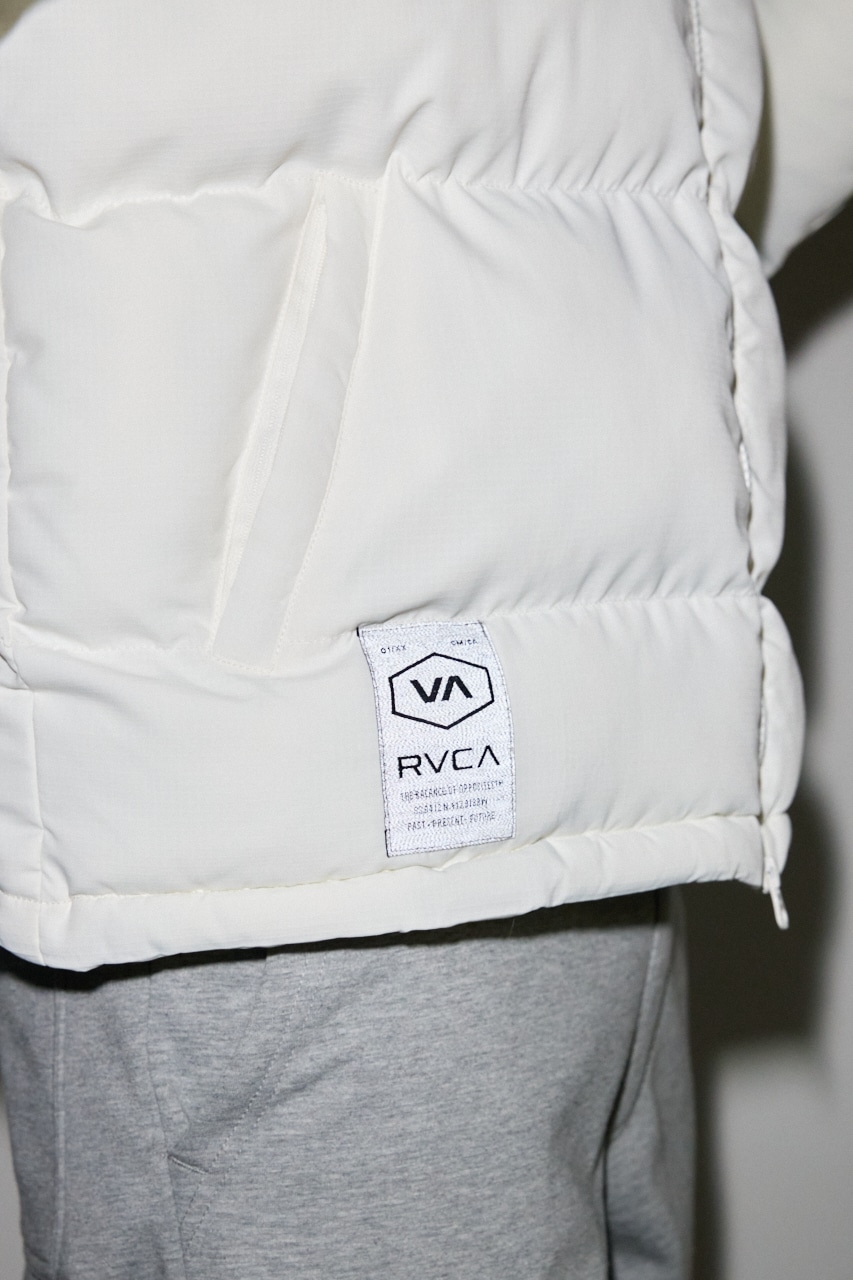 【RVCA×AZUL】 リフレクターパファージャケット 詳細画像 WHT 16