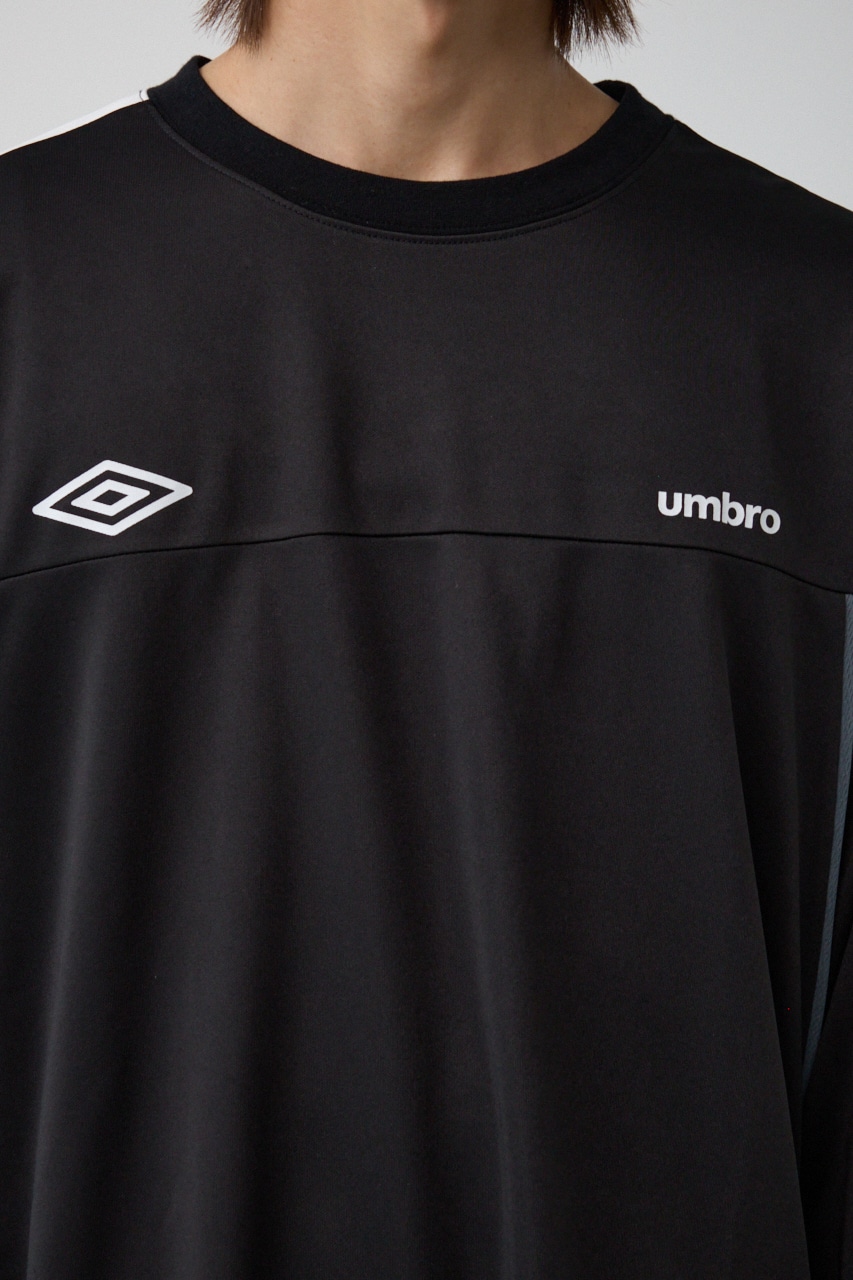 【10月14日(月)23:59まで期間限定価格】【UMBRO×AZUL】 スウィッチングトップス 詳細画像 BLK 8