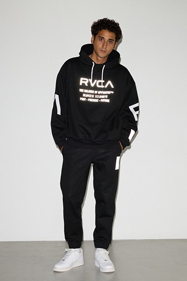 【RVCA×AZUL】 リフレクタースウェットパーカー 詳細画像