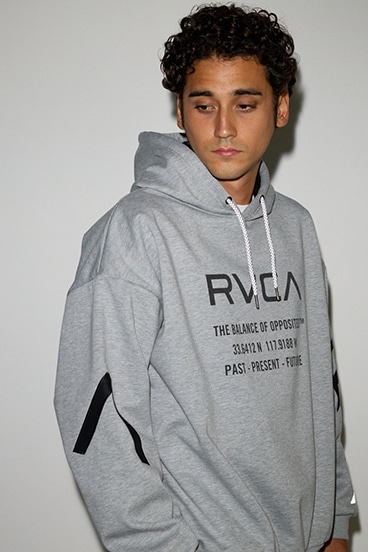 【RVCA×AZUL】 リフレクタースウェットパーカー 詳細画像