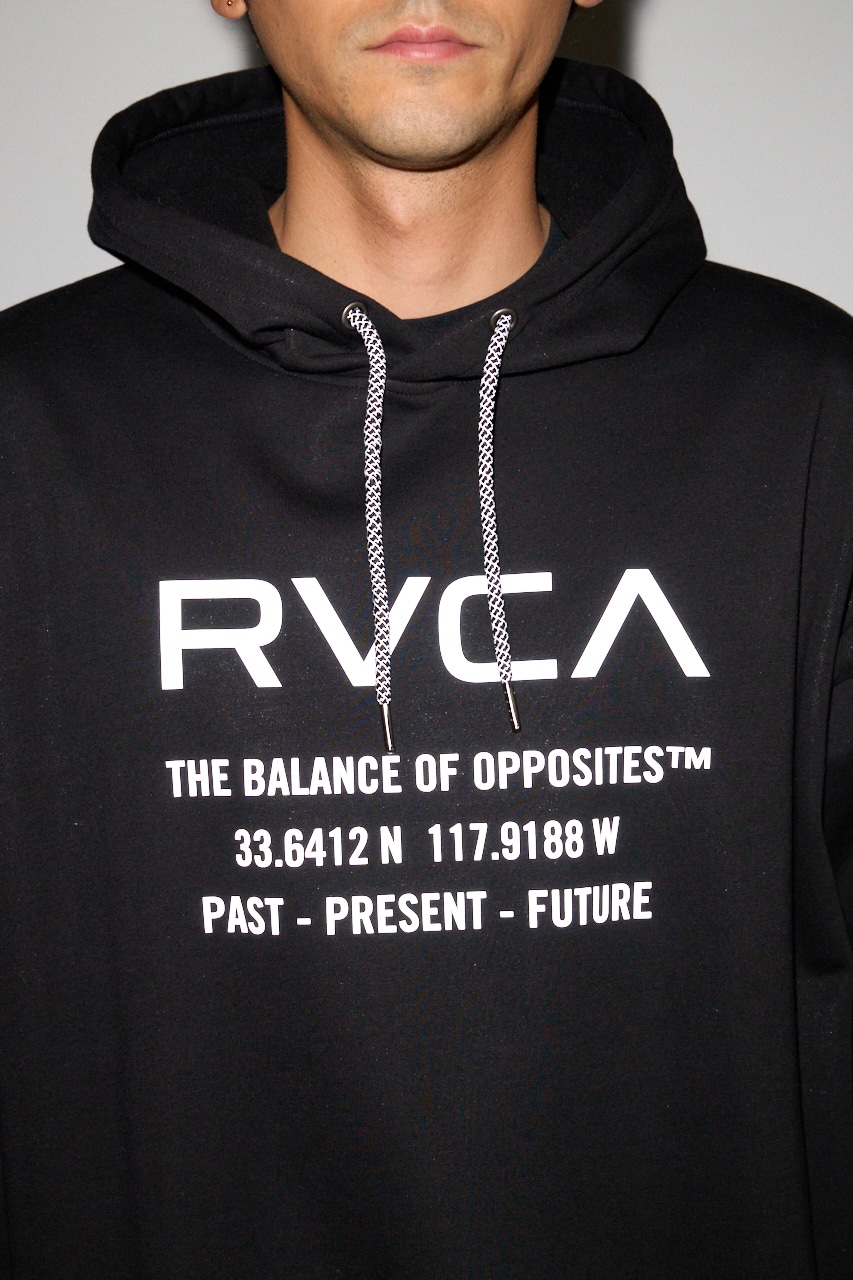 【RVCA×AZUL】 リフレクタースウェットパーカー 詳細画像 BLK 8